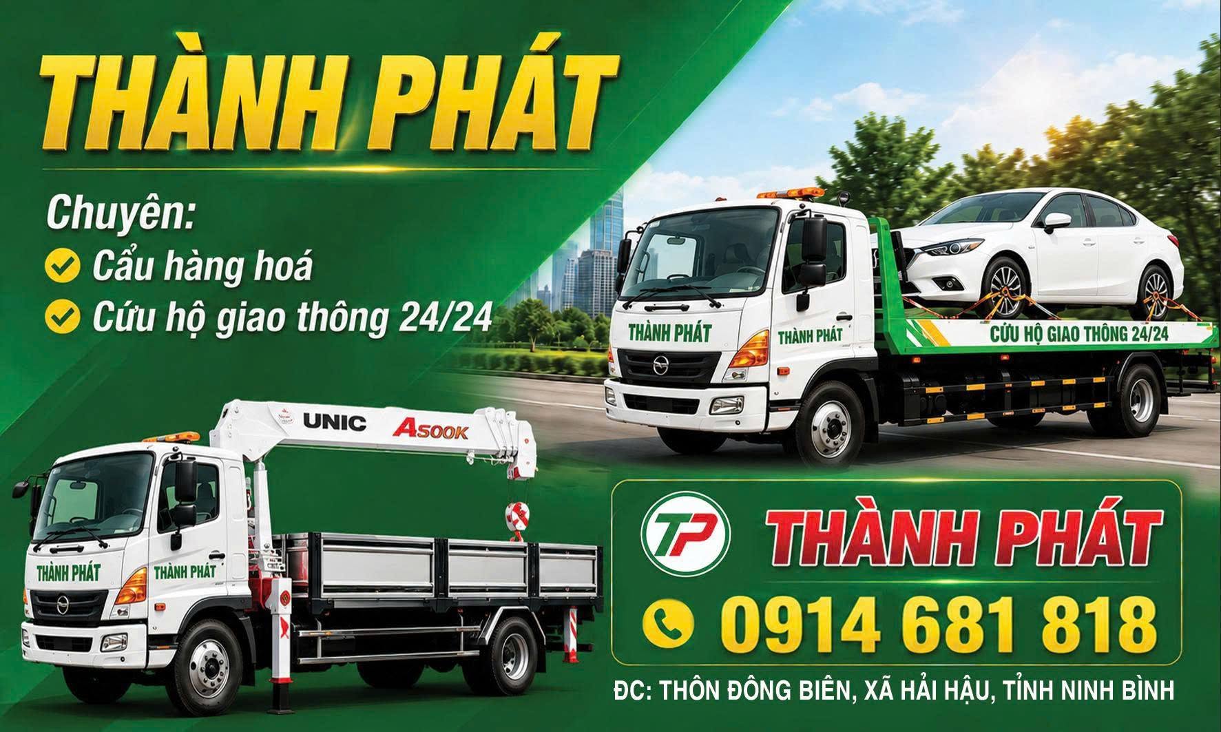 Dịch Vụ Cứu Hộ Giao Thông Hải Hậu 24/24